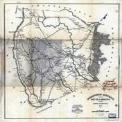 Darlington District 1825, South Carolina State Atlas 1825 Surveyed 1817 to 1821 aka Mills's Atlas